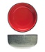 C&T Ciel Rouge - Bowl - Red - D11xh5cm - Ceramic - (set of 6)