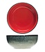 C&T Ciel Rouge - Mini bowl - Red - D9xh3.8cm - Ceramic - (set of 6)