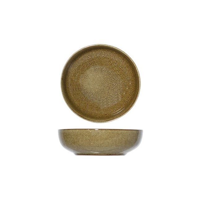 C&T Sparkling - Bowls - Brown - D15.5xh4.8cm - Ceramic - (set of 6)
