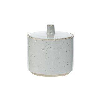 C&T Concrete - Sugar bowl - D8.5xh9cm - with - Lid.