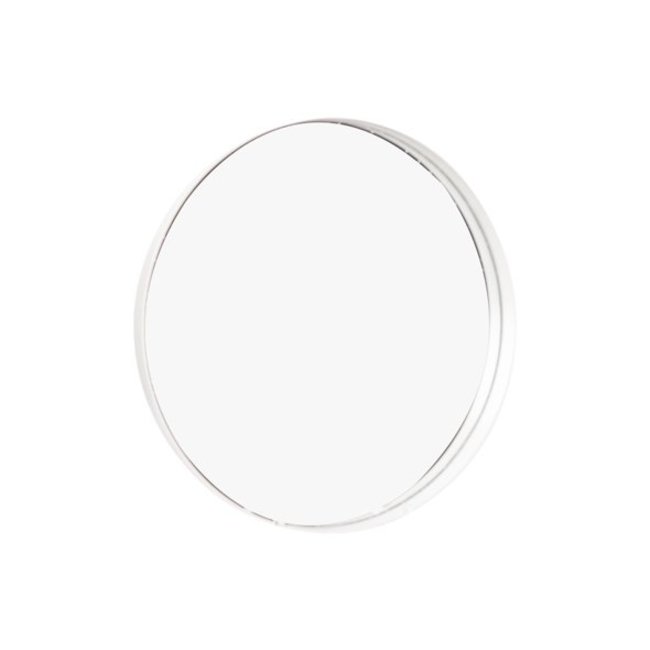 Cosy @ Home Tablett Mirror Weiss D20xh2cm Rund Metall