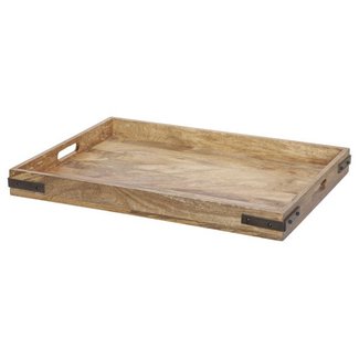 Cosy @ Home Dienblad Bruin26x13.5x3cm Rechthoek Hout