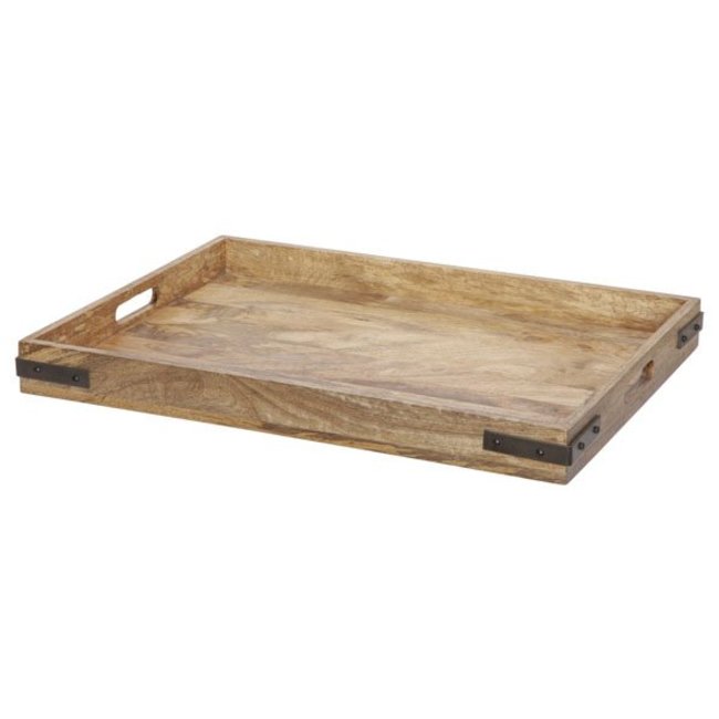 Cosy @ Home Dienblad Bruin26x13.5x3cm Rechthoek Hout