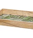 Cosy @ Home Plateau Jungle Vert 40x30xh6cm Rectangle Bois