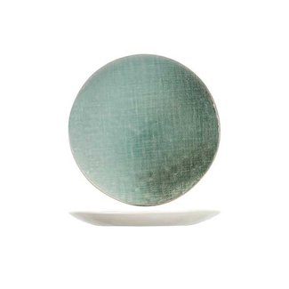 C&T Jacinto Green Dessert Plate D21,5cm - Ceramic - (Set of 6)