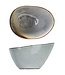 C&T Thirza Gray - Bowl - Gray - 15x12,5xh7-8,5cm - Ceramic - (set of 6)