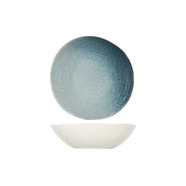 C&T Jacinto-Blue - Dish - D19xh5cm - Porcelain - (set of 6)