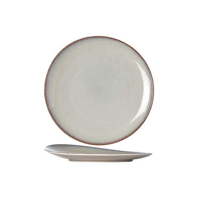 Cosy & Trendy For Professionals Vigo Joy - Flat Plate - Beige - D18cm - Porcelain - (set of 6)