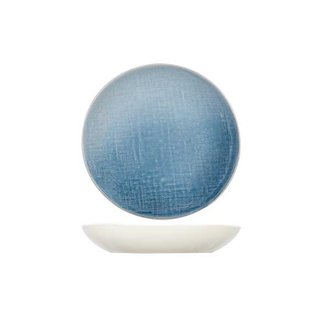 C&T Jacinto-Blau - Tiefe Teller - Porzellan - D23.5 - (6er-Set)