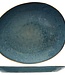 C&T Aicha Blue - Assiettes à dessert - 19,5x16,5cm - Céramique - (Lot de 6)