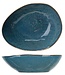 C&T Aicha Blue - Assiette Creuse - Céramique - 20x16,5xh5,5cm - (lot de 6)