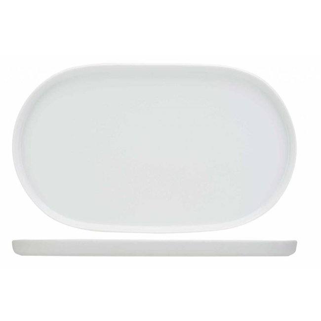 C&T Charming White Plate 27x15,8cm Oval
