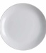 Luminarc Diwali - Assiettes plates - Gris - 25cm - Opale - (lot de 12)