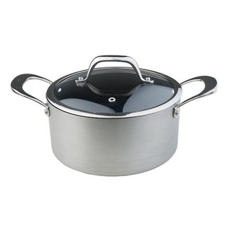 C&T Technopro - Casserole - Gray - D20cm - All Fires - Aluminum.