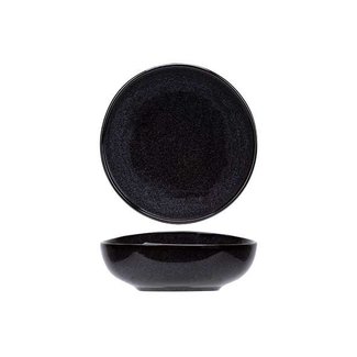 Cosy & Trendy For Professionals Black Granite - Bowl - Black - D21cm - Porcelain - (set of 2).