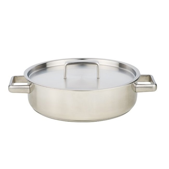 C&T Copenhagen - Sauteerpan - Grijs - D24cm - Alle Vuren - Inox