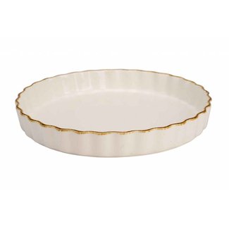 C&T Brisbane-White - Moule à gâteau - D27,2xh4cm - Porcelaine