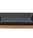 C&T Tapasschaal - Zwart - 22.5x10xh5cm - Op Bamboe Plank - Gietijzer - (set van 2)