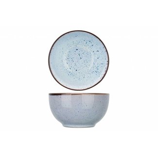 C&T Tessa-Blue - Bowl - D13,6xh7,5cm - Ceramic - (set of 6)