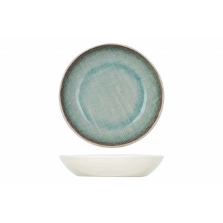 C&T Jacinto-Green - Bol - D12xh2,5cm - Porcelaine - (lot de 6)