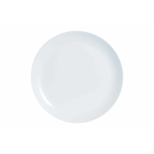 Luminarc Diwali - White - Dinner plate - D25cm - Opal - (set of 12)