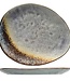 C&T Thirza - Grau - Dessertteller - 19,5 x 16,5 cm - Keramik - (6er-Set)