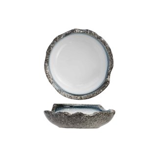 C&T Sea Pearl - White - Deep Plate - Ceramic - D22cm - (set of 6)