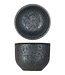 C&T Mikura - Pot Apero - Noir - D5xh4cm - Porcelaine - (lot de 6)