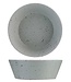 C&T Punto-Grau - Tiefe Platte - D15,5xh5,5 cm - Keramik - (6er-Set)
