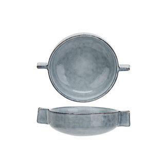 C&T Loft - Apero dish -Blue gray - D11.5xh4.3cm - Ceramic - (set of 4).
