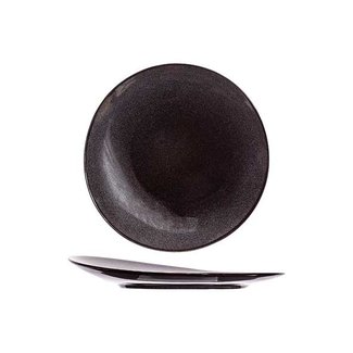 Cosy & Trendy For Professionals Black-Granite - Assiette à dessert - D21cm - Porcelaine - (lot de 6).