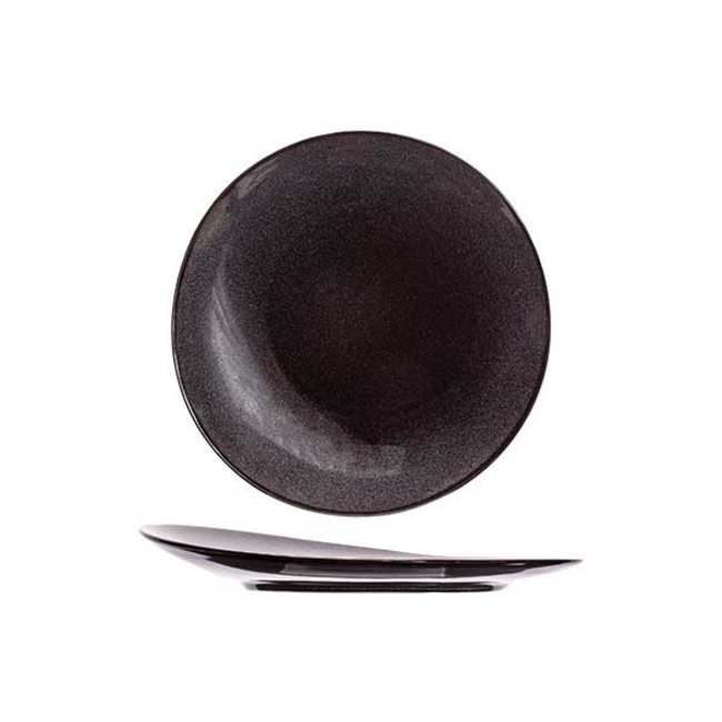 Cosy & Trendy For Professionals Black-Granite - Dessert plate - D21cm - Porcelain - (set of 6)