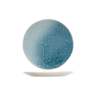 C&T Jacinto-Blue - Dessert plate - D21.5cm - Porcelain - (Set of 6)