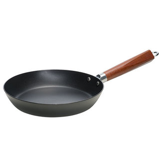 C&T Authentic Cook - Braadpan - Zwart - D26cm - Koolstofstaal.