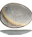 C&T Thirza-Grey - Assiette à pain - 15x11cm - Céramique - (lot de 6)