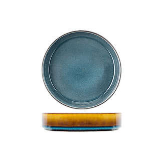 C&T Quintana Blau Suppenteller - Porzellan - D19,5xh5,2cm (6er Set)