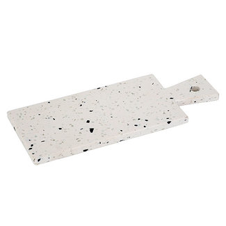 C&T Terrazzo - Dienblad - Wit - 30x12cm - Steen  - (set van 6).