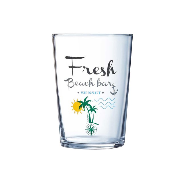 Luminarc "Summer-Time-Fresh" - Water glasses - 50cl - Glass (Set of 12)