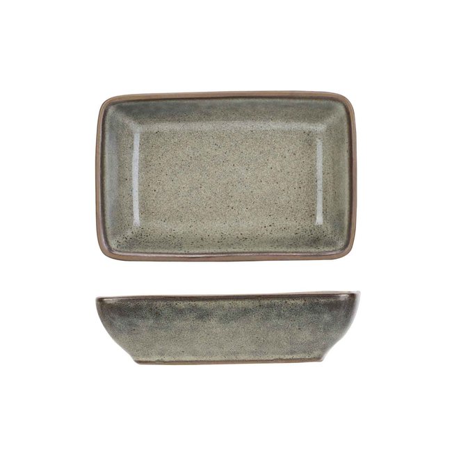 C&T Bento concept - Apero bowl - Green - 9.3x6cm - Ceramic - (set of 6)