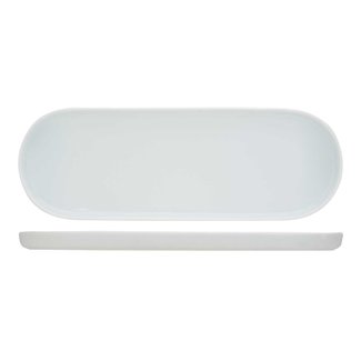 C&T Charming White Plate 40x14cm Oval