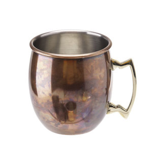 C&T Moscow-Mug - Cup - Antique Copper Look - 45cl - (set of 6)