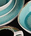 C&T Laguna Azzurro - Dessert plate - Organic Round - Blue - 21.5 cm - (set of 6).