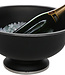 C&T Champagner Eimer zu Fuß - Schwarz - D41xh20cm - Edelstahl