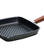 C&T Authentic Cook - Grill Pan - Black - 28x26cm - Carbon Steel