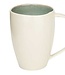 C&T Jacinto-Green - Cup - D8,5xh11,5cm - 36cl - Porcelain - (set of 6)