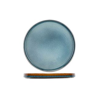 C&T Quintana Blue Dessert Plates - D22cm  - Ceramic - (Set of 6)