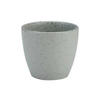 C&T Punto-Grau - Tasse ohne Ohr - 24cl - D9xh8,7cm - Keramik - (6er-Set)