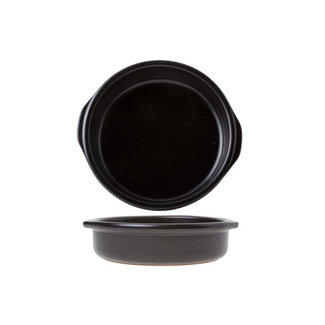 Regas Plats Crème Brûlée - Noir - D17xh3cm - (lot de 8)