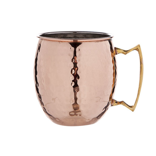 C&T Moscow - Cup - 45cl - Hammered Copper - (set of 6)