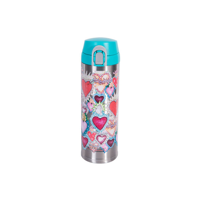 Thermos Decor Hearts Trinkflasche 480mlisolierend Edelstahl